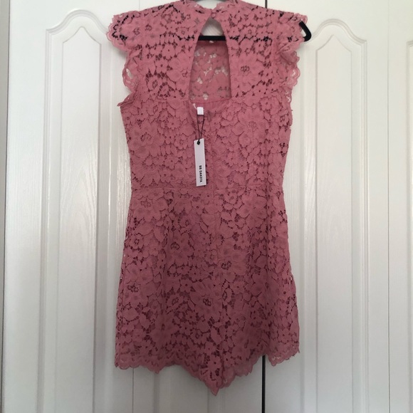 BB Dakota Priscilla Lace Romper - Picture 4 of 7